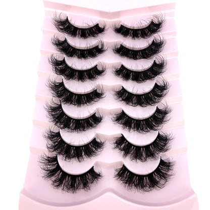 3D Mink-Effect False Eyelash Set – Soft, Fluffy &amp; Full of Volume
