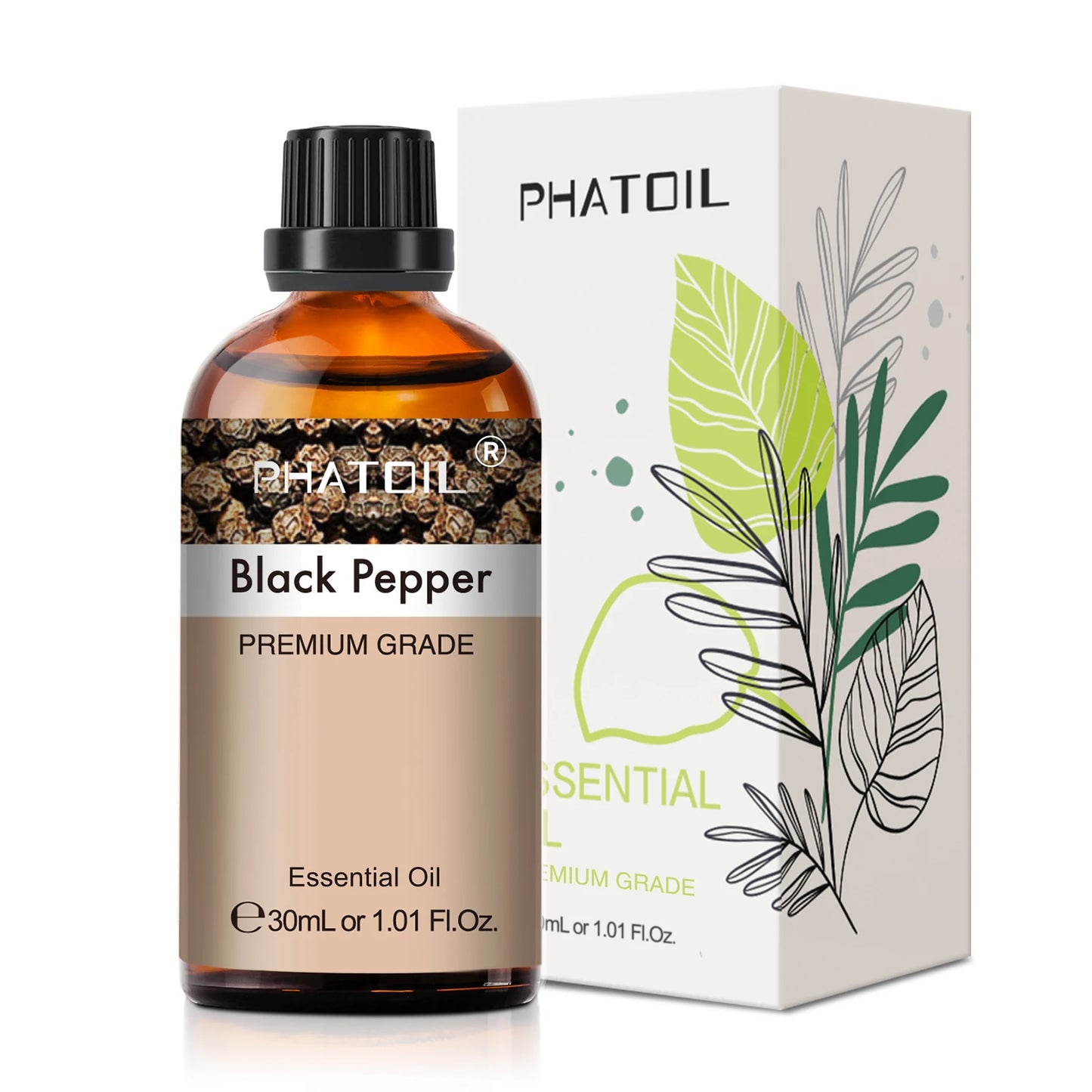 PHATOIL Aromatherapy Essential Oil – 30ml Single Scents