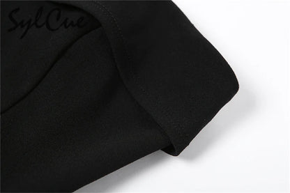 Black Strapless Mini Dress – Elegant Slim Party Tube Dress