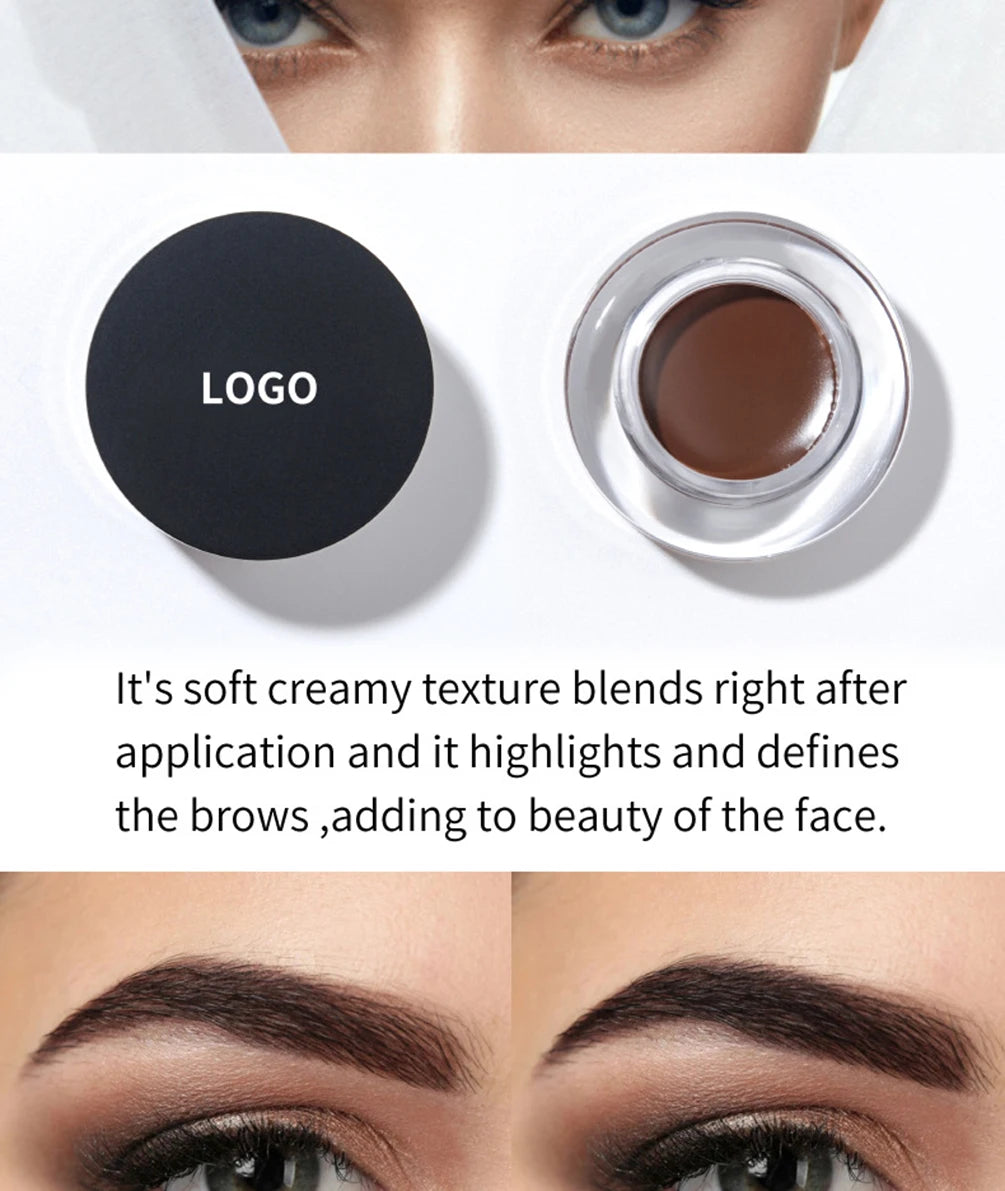 Waterproof Eyebrow Cream – Long-Lasting Pomade for Defined, Natural Brows (3g)