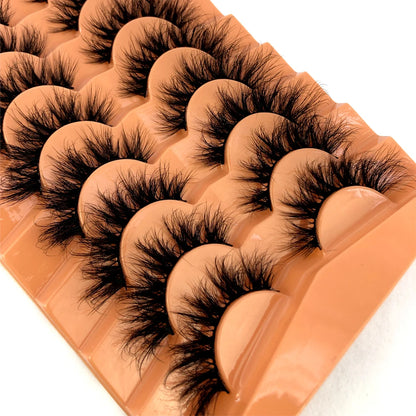 3D Mink-Effect False Eyelash Set – Soft, Fluffy &amp; Full of Volume