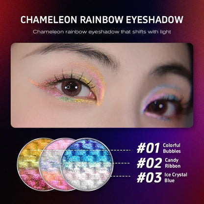 Rainbow Duochrome Multichrome Eyeshadow Set (5 Colors)