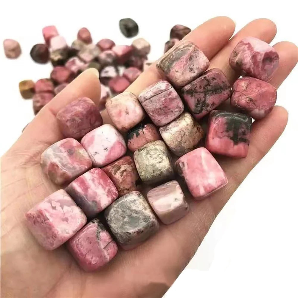 Natural Dream Amethyst & Citrine Crystal Tumble Stones – Reiki Healing Gemstones for Energy & Décor