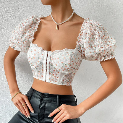 Women’s Underbust Bustier Camis – Sexy Crop Top Lingerie Streetwear