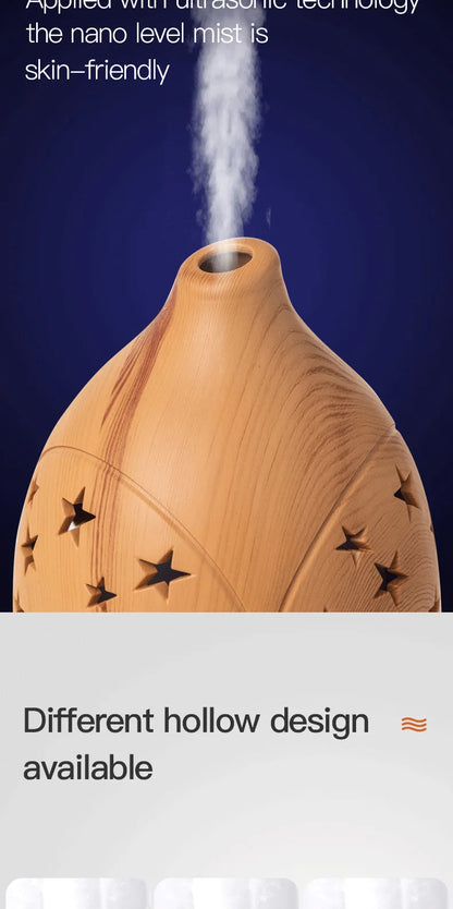 Ultrasonic Essential Oil Diffuser – 100ml LED Aromatherapy Humidifier with Adjustable Mist Modes