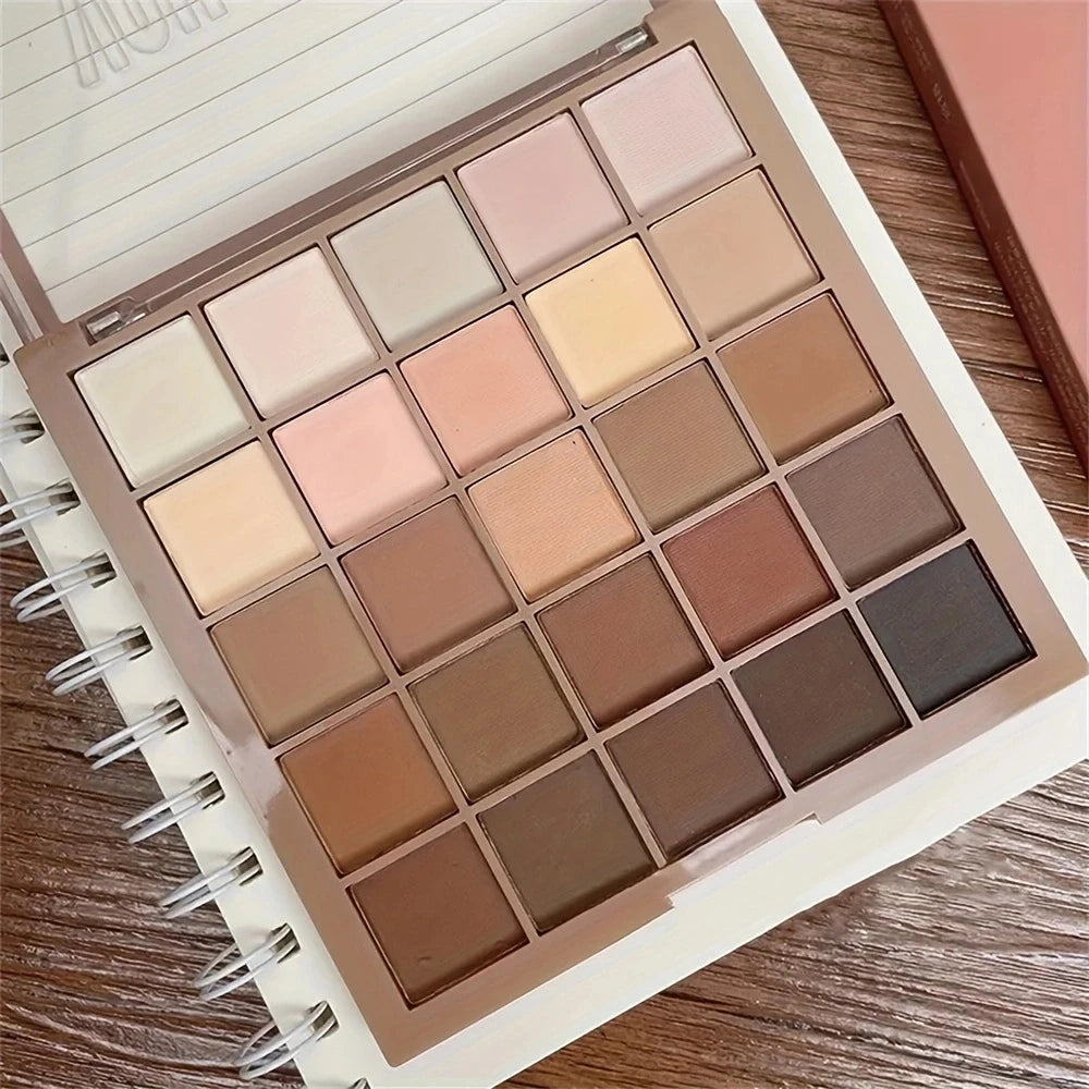 25-Color Neutral Earth Tone Eyeshadow Palette