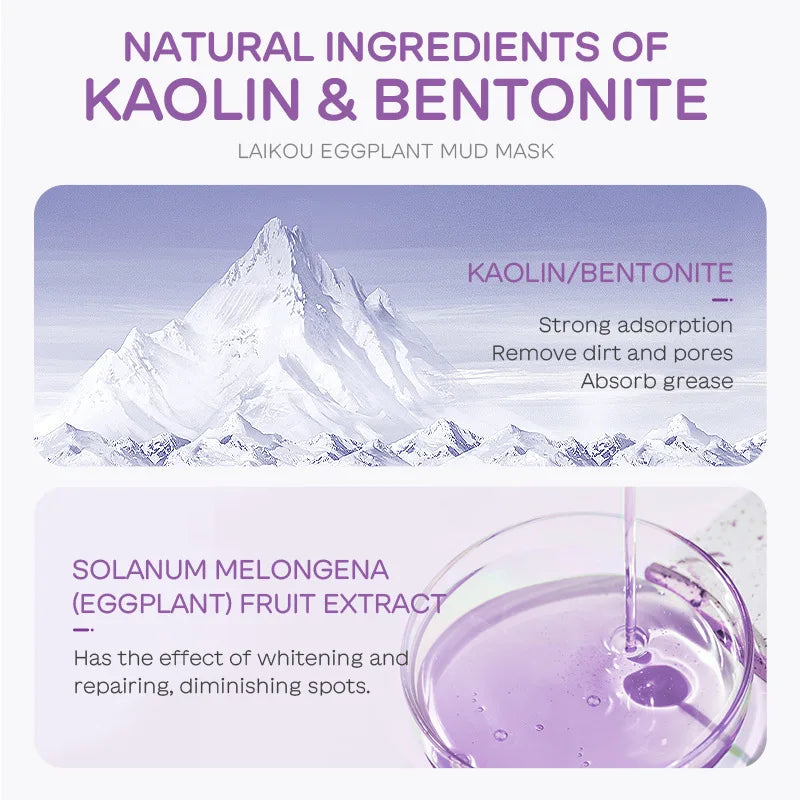 Eggplant Mud Mask Set (5pcs)