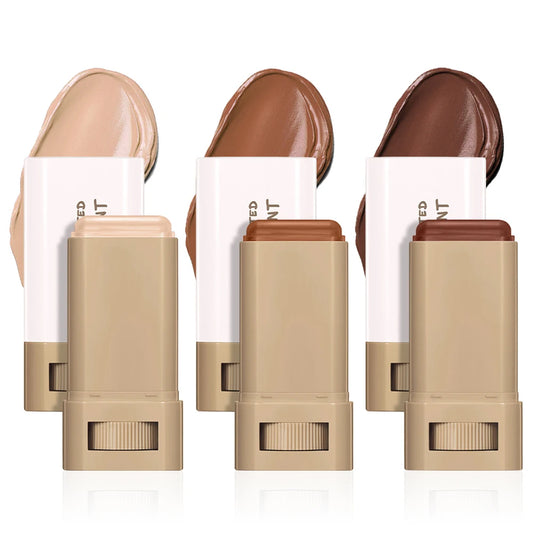 Matte Contour & Highlighter Stick – 6 Shades Waterproof Face Sculpting Makeup