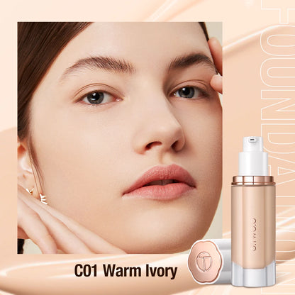 O.TWO.O Liquid Foundation Cream – High Coverage, SPF30 & Waterproof Base (30ml)