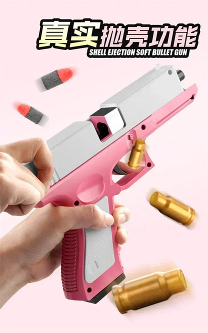 Shell Ejecting Soft Bullet Pistol