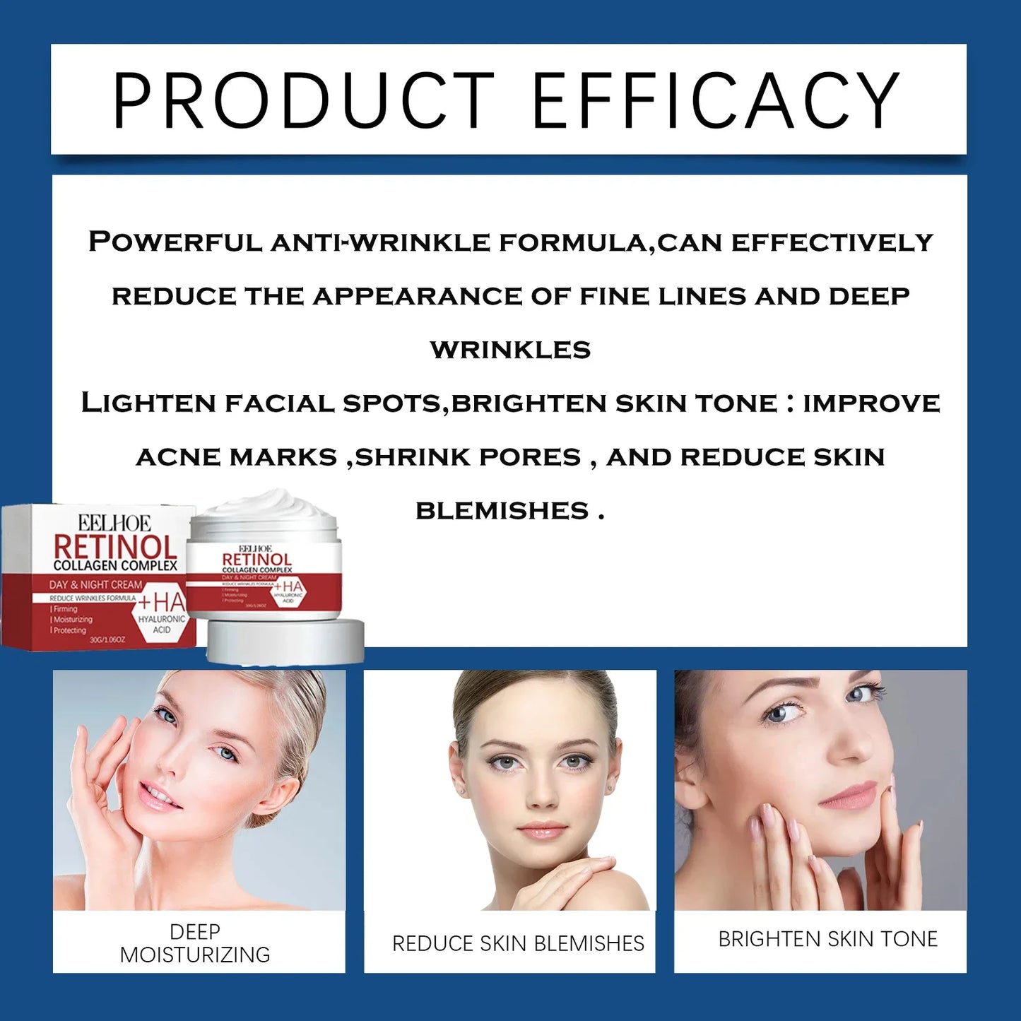 Anti-Wrinkle Retinol Collagen Cream