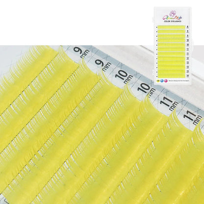 Gradient Purple Lash Extensions – Ombre Individual False Eyelashes for Creative Looks