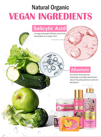 Natural Skin Cleansing & Brightening Set