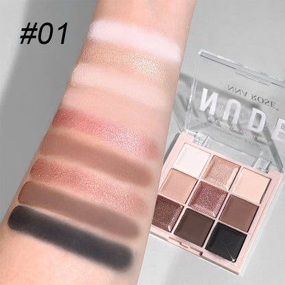 9-Color Milk Tea Eyeshadow Palette