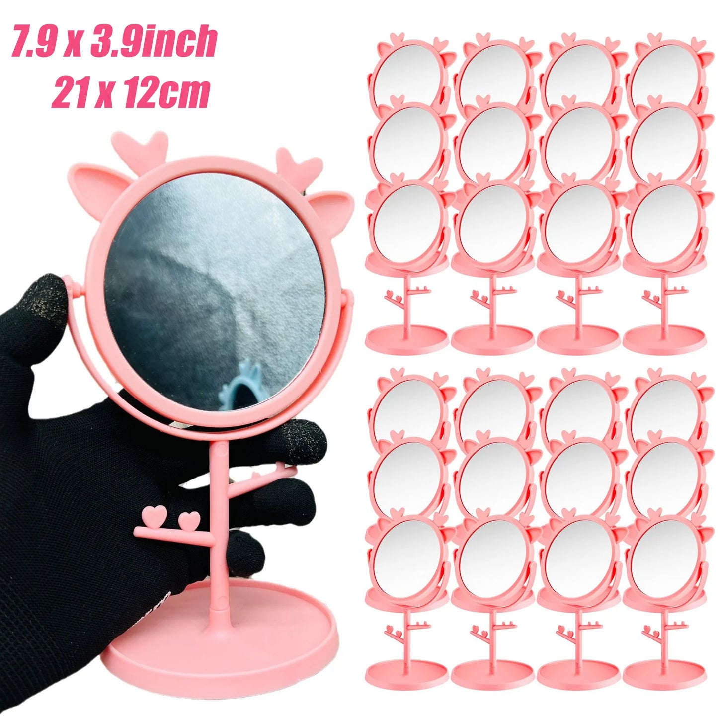 Spa Party Mirrors for Girls – 6-10PCS Makeup & Dressing Table Set