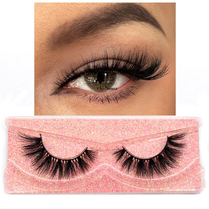 3D Mink Lashes – Fluffy Crisscross Wispy Strip Lashes 1 Soft Box
