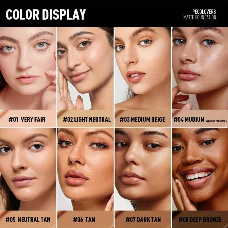 Full Coverage Concealer Foundation – Long-Lasting, Waterproof & Natural Matte Finish