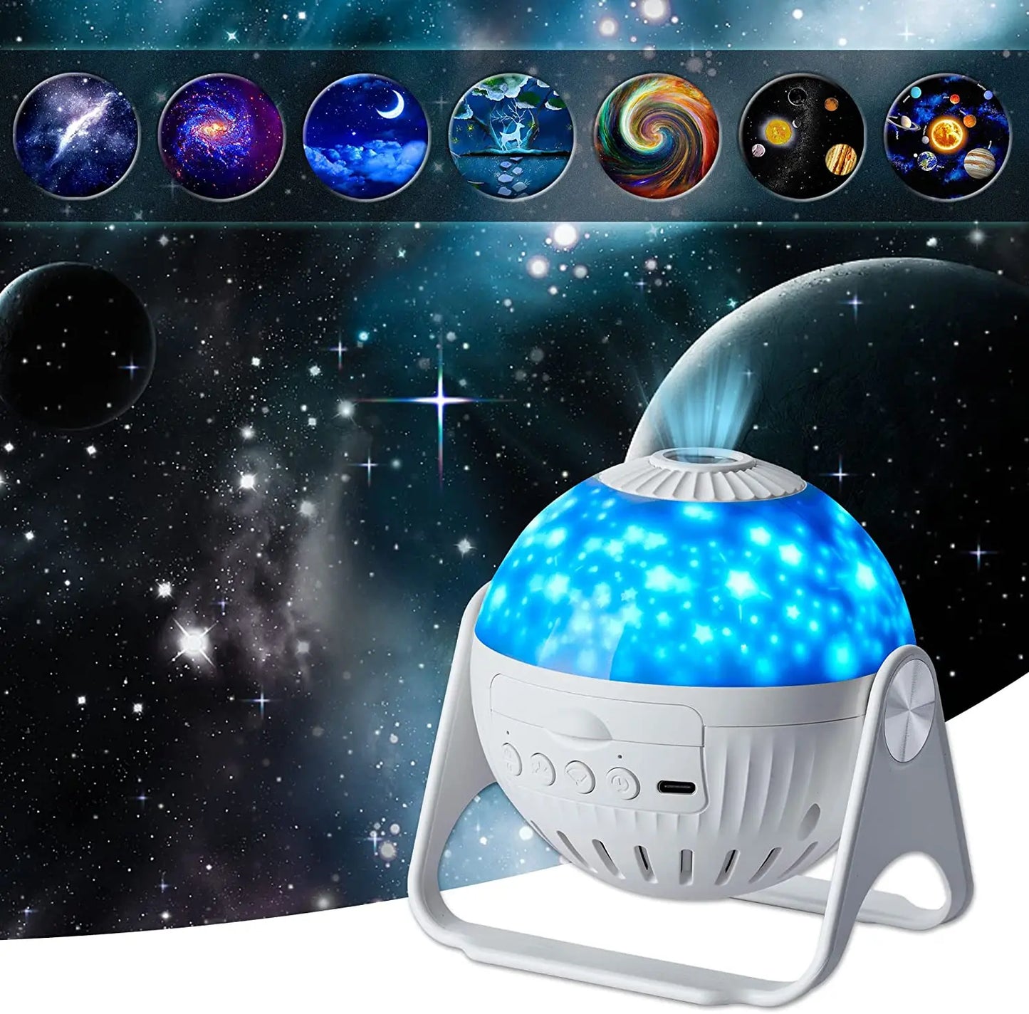 Galaxy Projector Night Light – Starry Planetarium Lamp for Home & Gifts