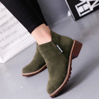 Women’s Platform Ankle Snow Boots – Thick Sole Winter Fashion Boots