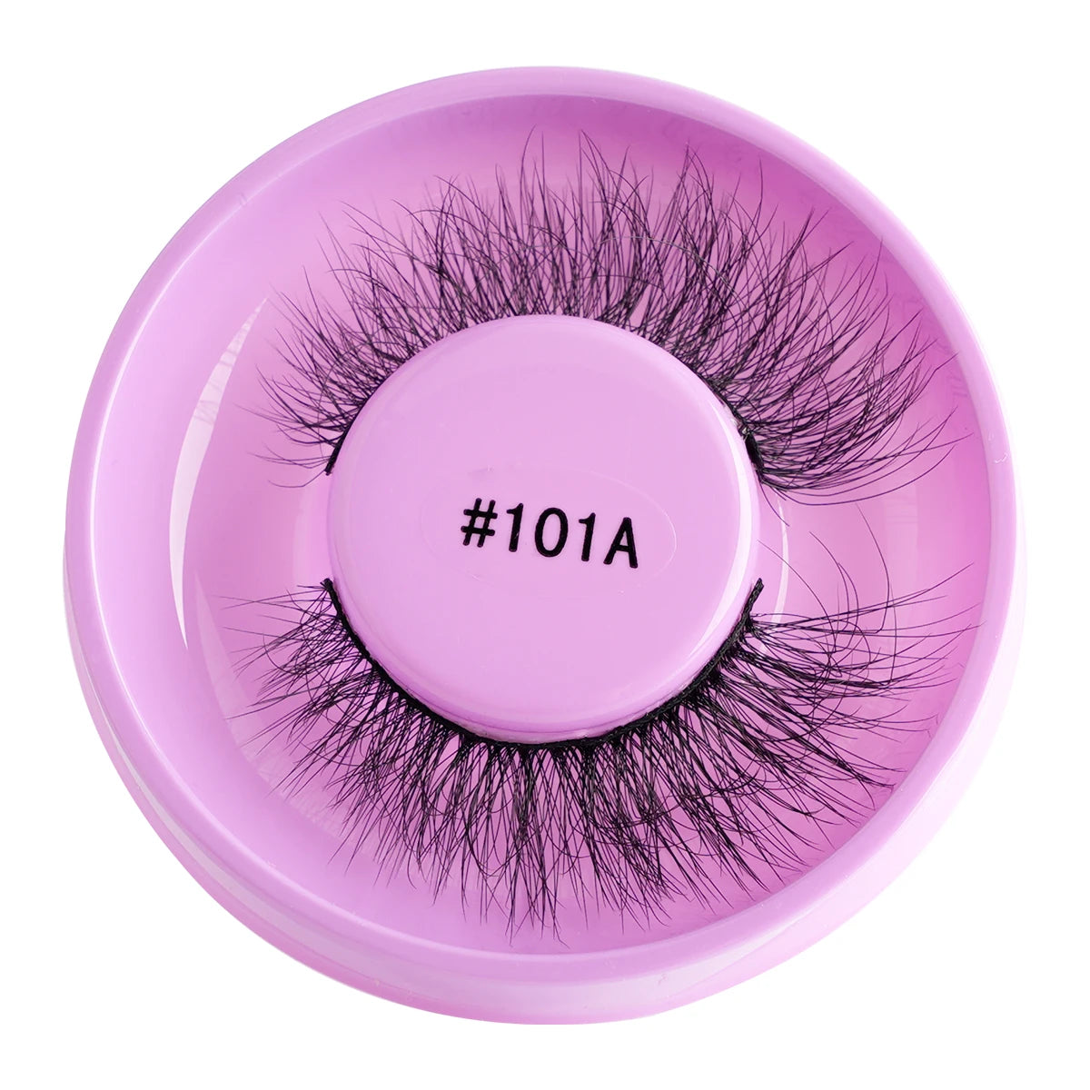 Wispy 3D Mink False Eyelashes – Natural Long, Fluffy & Reusable Strip Lashes (1 Pair)