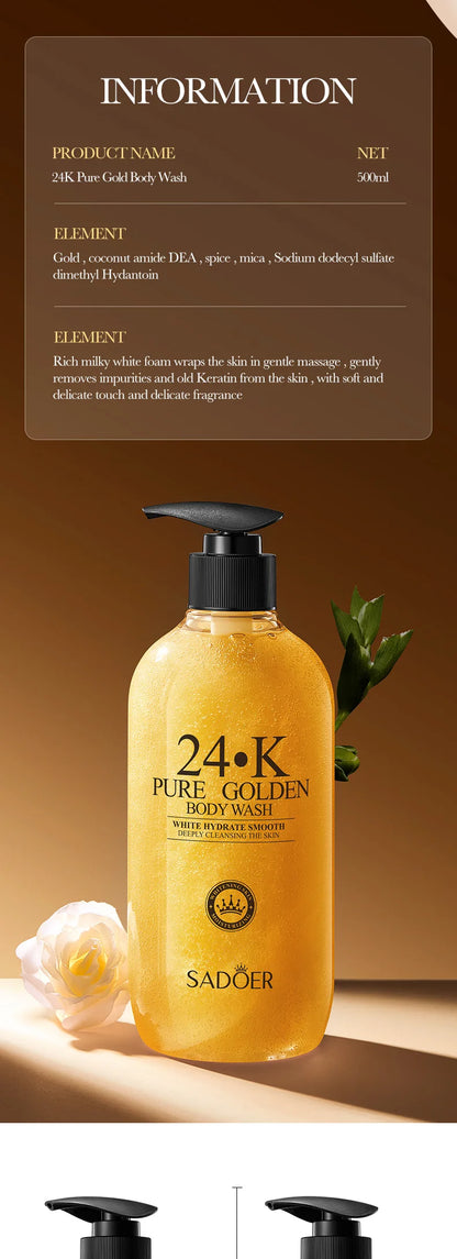 24K Pure Gold Body Wash