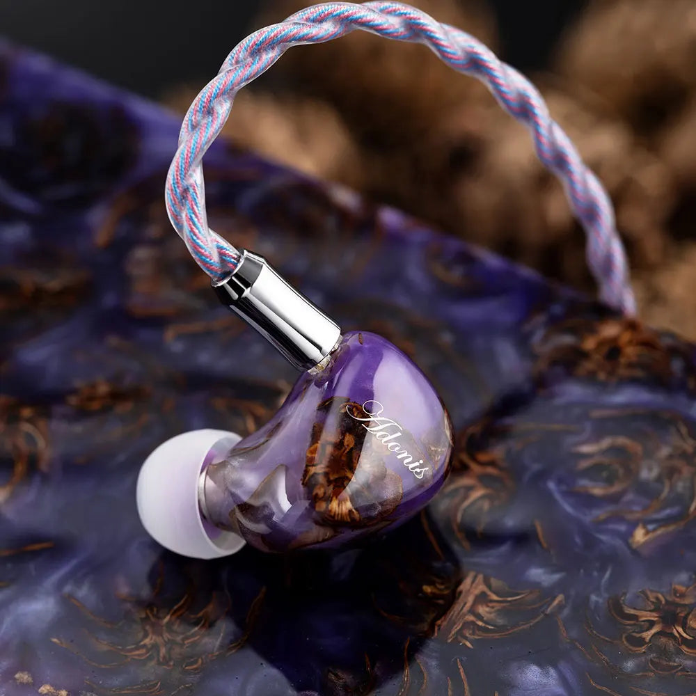 QoA Adonis Hybrid In-Ear Monitors – 1DD+2BA HiFi Wired Earphones (3.5mm/4.4mm)