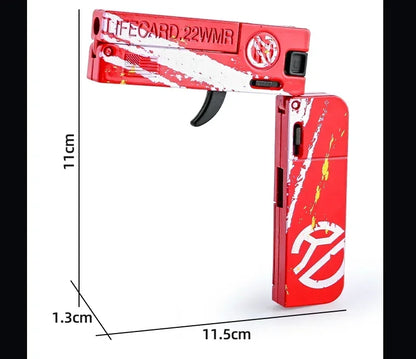 Folding Card Soft Bullet Toy Gun