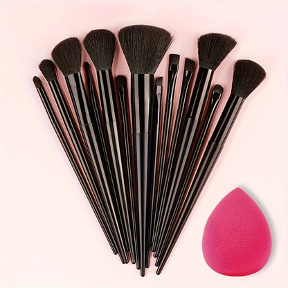Professional Makeup Brush Set – 13pcs / 33pcs with Sponges & Tools