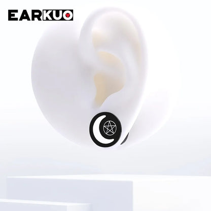 Acrylic Cat OUIJA Ear Plugs – Witch Poker Tunnels & Stretchers (2PCS)