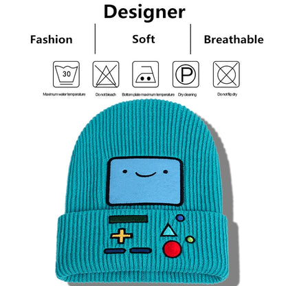 Adventure-Ready Cartoon Beanie – Unisex Winter Warmth!