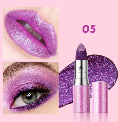 YOUNG VISION Color-Changing Pearl Lipstick – Flash, Glow &amp; Go!