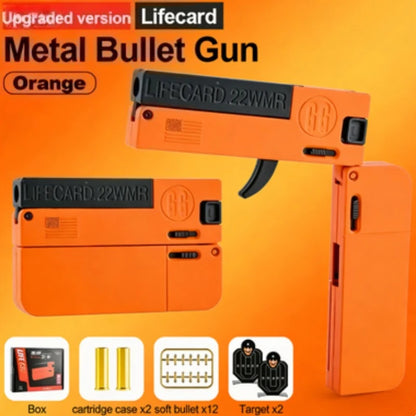 Folding Card Soft Bullet Toy Gun