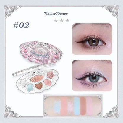 Flower Knows Swan Ballet Eyeshadow Palette