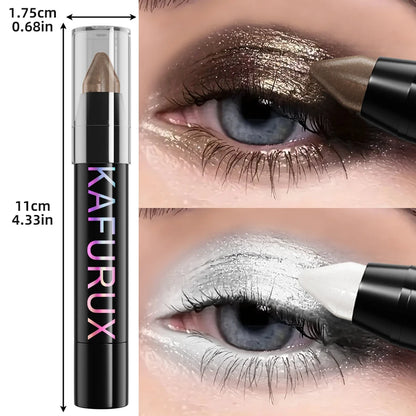 24-Color Pearlescent Eyeshadow & Eyeliner Pencil – Waterproof Shimmer and Matte Makeup Pen