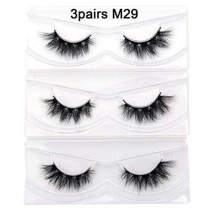 Natural Half Eye False Eyelashes – Soft Mink Look with Lightweight Cotton Band