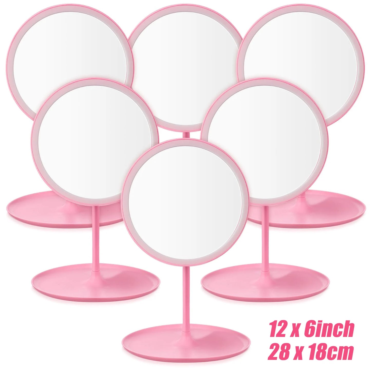 Spa Party Mirrors for Girls – 6-10PCS Makeup & Dressing Table Set