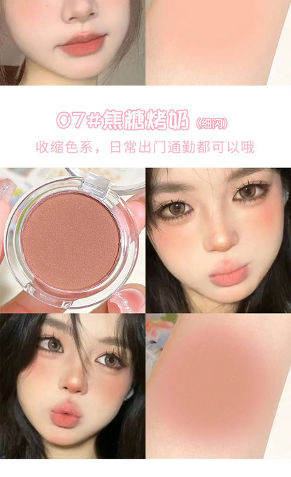 Monochrome Matte Blush – Natural Finish &amp; Soft Glow