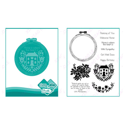 Holiday &amp; Birthday Wishes Metal Cutting Dies – DIY Craft &amp; Scrapbooking Stencils