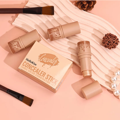 Contour Stick Set – Matte Finish Highlighter & Shadow Duo for Flawless V-Face Sculpting