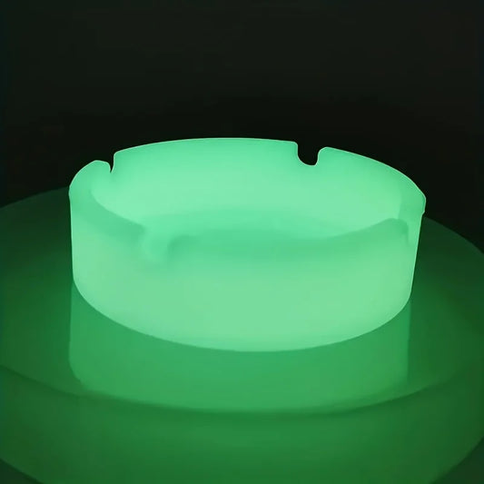 Luminous Silicone Gel Tray – Glow-in-the-Dark Circular Organizer