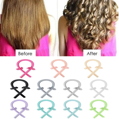 Heatless Curling Rod Headband Set – Wake Up to Effortless Curls