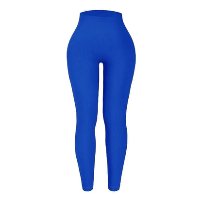 Seamless High-Waisted Yoga Pants – Slimming Sports Leggings