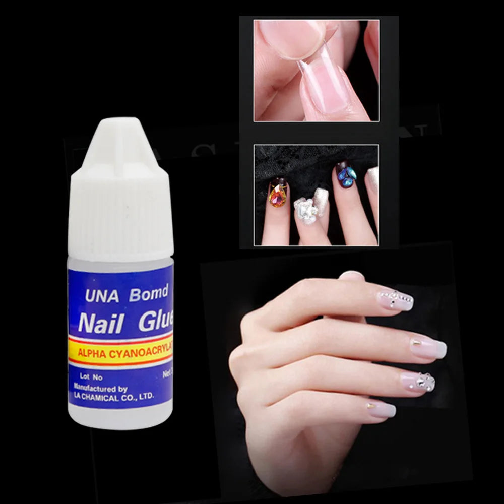 Fast Drying Nail Glue – Extra Strong Adhesive for False Nails & Nail Art