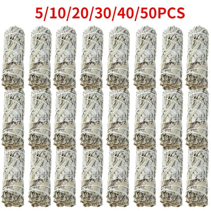 Natural White Sage Smudge Sticks – Purification & Cleansing Bundle