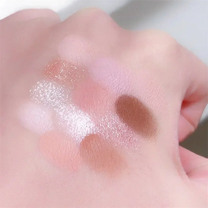 Love Heart 12-Color Pink Eyeshadow Palette