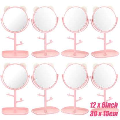 Spa Party Mirrors for Girls – 6-10PCS Makeup & Dressing Table Set