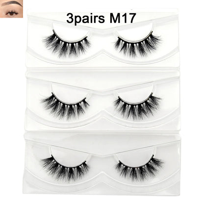 Natural Half Eye False Eyelashes – Soft Mink Look with Lightweight Cotton Band