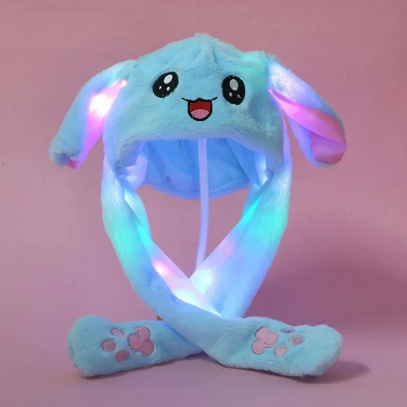 LED Moving Bunny Ears Hat