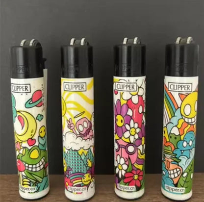 Original Clipper-Style Gas Lighter Set – 4-Piece Boxed Collection