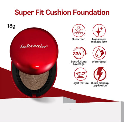 Cushion Refill Foundation – Waterproof, Semi-Matte & Long-Lasting (72H Wear)